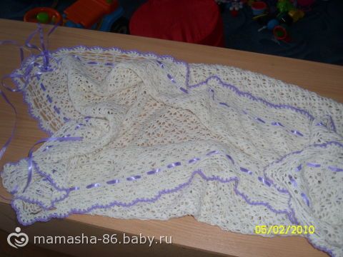 Вязание конверт на выписку