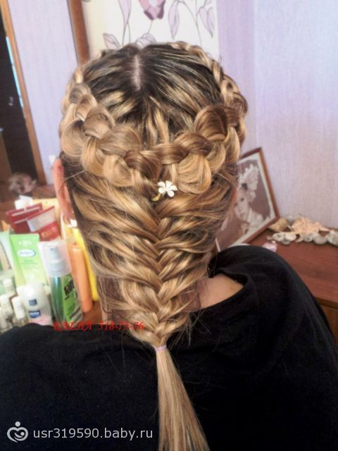 Коса плетение на конкурс Коса плетение на конкурс
