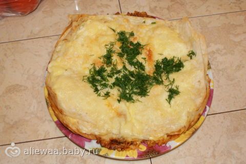 Как сделать из лаваша лазанью