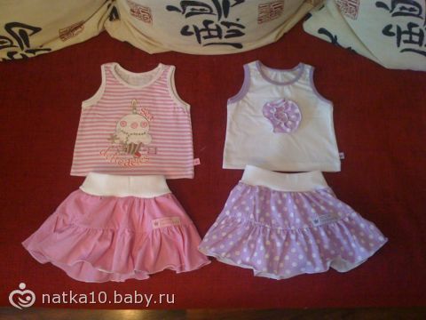 Летние костюмчики для дочи