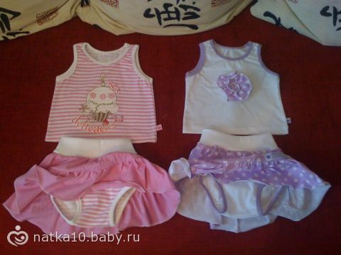 Летние костюмчики для дочи