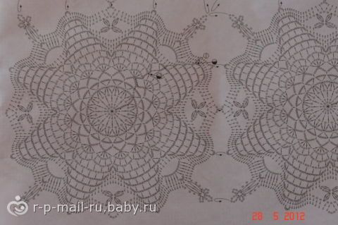 Наконец ДОМУЧИЛА свою первую салфетку! Вязание крючком.